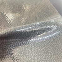 Dernier modèle populaire de tissu en cuir PU Rexine brillant à motif grainé, imperméable, pour meubles et canapés