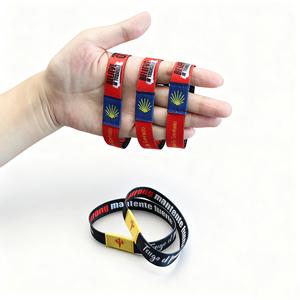 JXSEW1003 Vielseitiges benutzer definiertes Muster Leichte Armbänder aus elastischem Stoff, einstellbar für Werbeartikel im Fitness studio und für den Heimgebrauch - Product Image 2