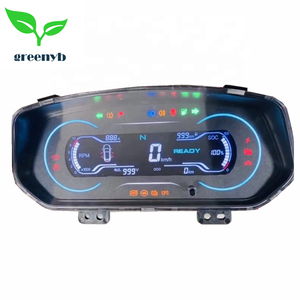 Velocímetro Digital <span class=keywords><strong>con</strong></span> Pantalla LCD Grande E651, Nuevo, Medidor Combinado Verde de 10.6cm, CAN BUS, para Vehículos Eléctricos - Product Image 6