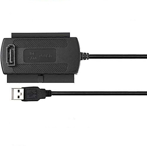 SATA IDE USB 2.0 Adapter Cable Braid 50CM Pure Copper 480Mbps Transfer Speed for Computer Hard Drives Printers Scanners Cameras