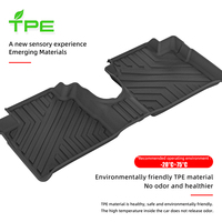 Tapis de sol de voiture 3D TPE personnalisé Revêtements de sol imperméables Tapis de voiture antidérapant pour Nissan Note E12 2012-2019 RHD Fuel