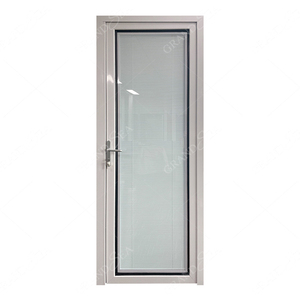 <span class=keywords><strong>Porte</strong></span> à bascule en <span class=keywords><strong>aluminium</strong></span> de style nordique, intérieur en verre, couleur chêne blanc, offre spéciale, maroc - Product Image 1
