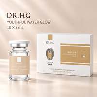 Sérum Visage Hydratant et Raffermissant DRHG Youthful Water Glow Ampoule Elastin Collagène Soluble Fibronectine 5ml X 10 Flacons Soin de la Peau