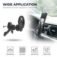 Support magnétique pour téléphone MagSafe pour grille d'aération de voiture, aimants 2000g, rotation à 360°, charge sans fil pour iPhone