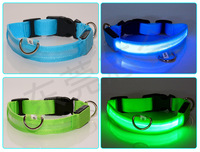 Collar Luminoso para Perro con Carga USB, Hebilla de Liberación Rápida y Correa de Nailon Ajustable para Perros Pequeños a Grandes