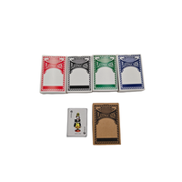 Jeu de cartes à jouer personnalisées en gros avec logo, 54 cartes standard, pour cadeaux promotionnels et faveurs de fête en bar