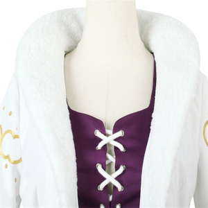 Anime Outfit Nico Robin Cosplay Fur Collar <strong>Coat</strong> Anime Sea <strong>King</strong> Cos Uniform for Party Stage - Product Image 6