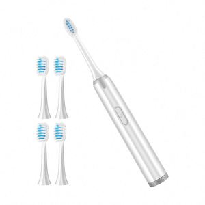 Cepillo de Dientes Eléctrico Portátil de Viaje, Acero Inoxidable, Resistente al Agua IPX7, Ajustable, 9500 Vibraciones/min, Color Personalizado, Batería AAA - Product Image 1