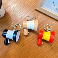 Mini Altavoz Portátil con Grabación, Llavero, Megáfono de Mano Pequeño, Juguete, Bonito Colgante Decorativo para Mochila, Venta al por Mayor