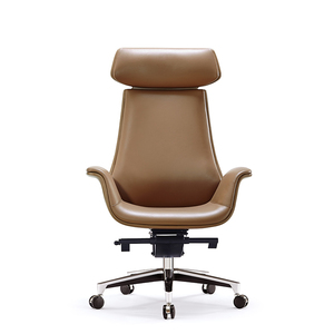 Ghế văn phòng da cao cấp, thiết kế mới, kiểu dáng hiện đại, lưng cao, công thái học - Product Image 3