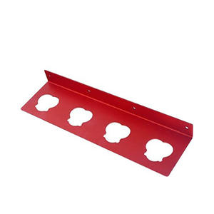 Milwaukee M12 Battery Holder Metal <b>Wall</b> Mount 4 Slots <b>Garage</b> Tool <b>Storage</b> - Product Image 1