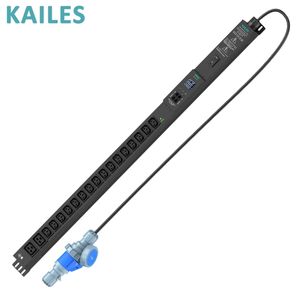 KAILES(KLS) 監視シリーズ16A単相AC 200-240V 18ソケット16ビットC13 + 2ビットC19工業用1サーキットブレーカーRS 485 - Product Image 3