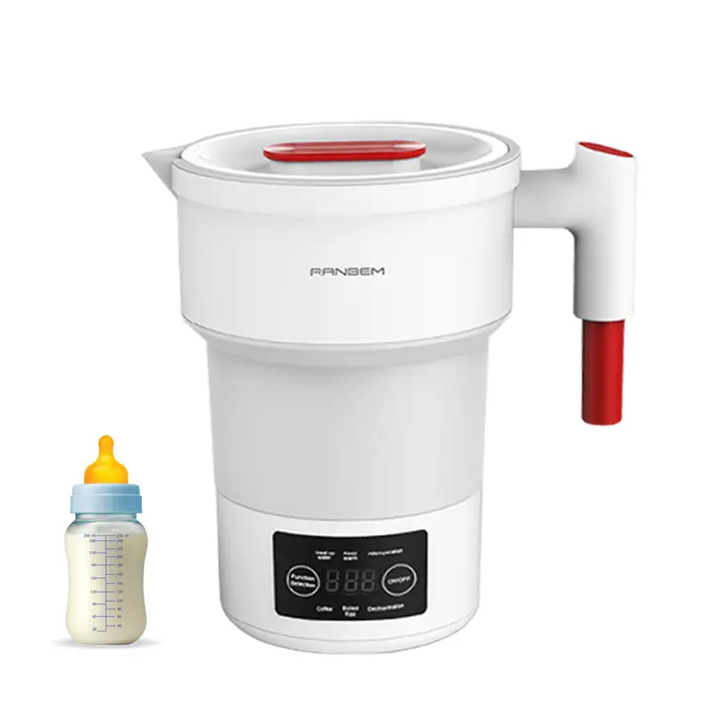 Ranbem 1036Z Travel Mini Tragbarer zusammen klappbarer kommerzieller automatischer Krug Wasser faltbarer Wasserkocher