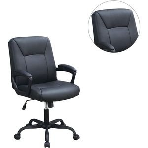 DB Relax, 1 pieza, elevador de silla de oficina negro, diseño clásico, respaldo de asiento tapizado de tela, ajustable, silla elevadora cómoda de aluminio PP - Product Image 4