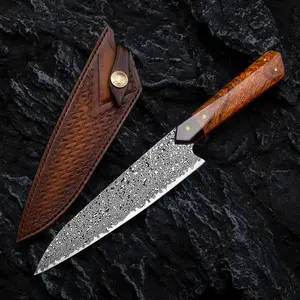 New Arrival Utility Cutting Germany Steel Chef Knives Harmony 8 Inch Kitchen Chef Knife with Rosewood Handle