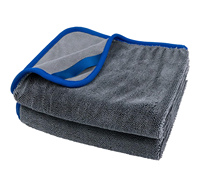 Chiffon de nettoyage automobile en microfibre torsadée 40*60cm, super absorbant, séchage rapide, technique tissée, vente en gros