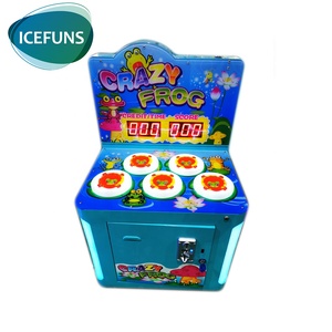 La <span class=keywords><strong>Rana</strong></span> <span class=keywords><strong>Loca</strong></span> máquina de juego de la moneda operado golpeando martillo whac-a-mole arcade juego de la redención para la venta - Product Image 3