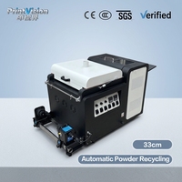 Dispositif de séchage et de durcissement DTF rouleau-à-roule de 33 cm, construction en acier inoxydable, recyclage automatique de la poudre, compatible avec Epson