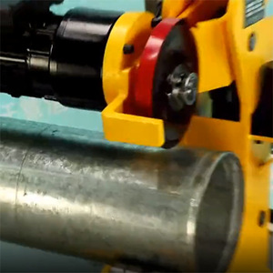 Tiger King Pipe Cutter QG8C-A 12 Inch Industrial Carbon Steel Fire Pipe Cutting Machine - Product Image 3