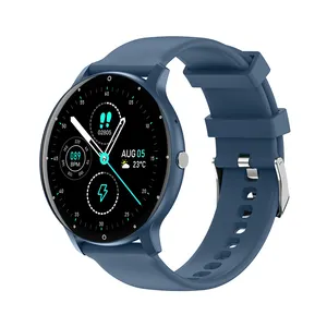 Relógio inteligente Zl02 para homens e mulheres, Reloj Inteligente esportivo à prova d'água, rastreador de frequência cardíaca e fitness, smartwatch para IOS e Android