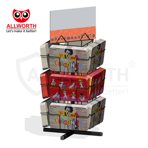 Mercancía <span class=keywords><strong>al</strong></span> <span class=keywords><strong>por</strong></span> <span class=keywords><strong>mayor</strong></span> disponible decorativa resistente con cestas expositor de suelo - Product Image 5