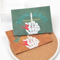 Fabricant de patchs rétro à coudre, pièces, Logo personnalisé impression UV, étiquettes en cuir PU pour vêtements