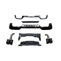 Diffuseur de pare-chocs de voiture noir brillant en plastique X3 G01 pour bmw X3 G01 LCI m Sport