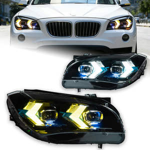Phare LED AURON DRL avant pour X1 E84 2010-2015 36W 6000K, ajustement universel, double couleur jaune et blanc - Product Image 1