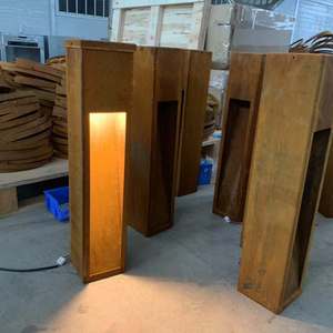 Fábrica Produce Farolas de Jardín de Acero Corten para Exteriores - Product Image 4