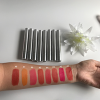 Stylo blush liquide de marque privée, 8 teintes, fini naturel, longue tenue, blush pour les joues avec applicateur éponge