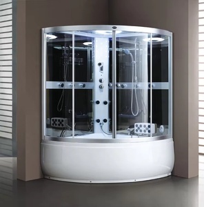 Cabina de <span class=keywords><strong>Ducha</strong></span> con Bañera de <span class=keywords><strong>Hidromasaje</strong></span>, Combinación Computarizada de 90x90, Baño de Vapor Cerrado - Product Image 3