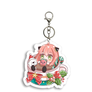 Nouveau porte-clés rectangulaire en PVC à motif de déjeuner de monstre <span class=keywords><strong>Pixie</strong></span>, design tendance et créatif, imprimé par transfert thermique Eevee, vente chaude - Product Image 6