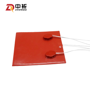 Lit chauffant en silicone 490x490mm 220V 500W avec 4 trous pour <span class=keywords><strong>imprimante</strong></span> <span class=keywords><strong>3D</strong></span> FDM <span class=keywords><strong>Wanhao</strong></span> D12/500 - Product Image 3