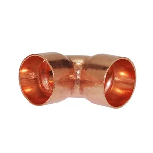 1/4 Inner Diameter High Quality 45 Degree Copper Fittings Elbow for AC Parts