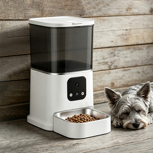 <b>Smart</b> Pet Feeders With <b>Cameras</b> <b>Smart</b> Automatic Pet Feeder For Multiple Indoor Pets - Product Image 1