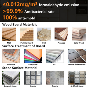 Set di Mobili da <span class=keywords><strong>Cucina</strong></span> Moderni GINO con <span class=keywords><strong>Ante</strong></span> in Acrilico, Armadietti Completi e Isola per Appartamenti - Product Image 4