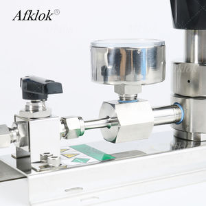 Hoogdruk RVS 316L regelpaneel, secundaire drukregelaar voor laboratoriumgasleiding - Product Image 2