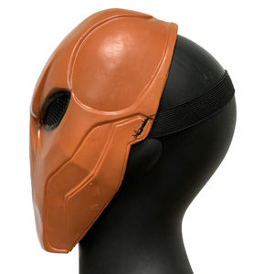 Accessoires d'<span class=keywords><strong>horreur</strong></span> Casque Deathstroke <span class=keywords><strong>Arkham</strong></span> City Superhero pour Halloween Cosplay Props Effrayant One-eyed Full Face Masque en Latex - Product Image 3
