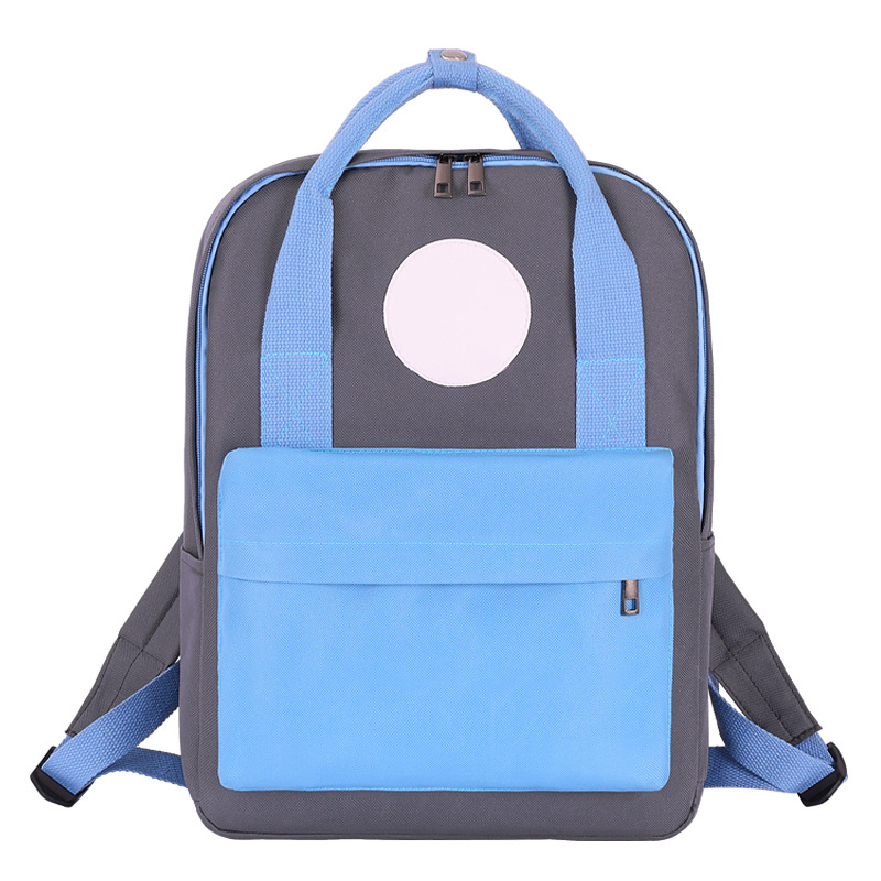 Gray with light blue large