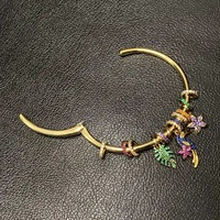 Bracelet tendance Feuille de forêt tropicale Poisson tropical Vent océanique