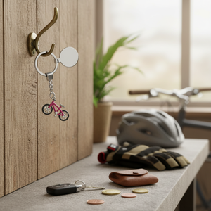 Porte-clés et porte-monnaie en alliage tendance pour vélo, avec mousqueton – Cadeau idéal pour les amateurs de clés - Product Image 3