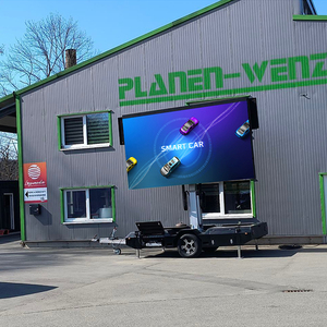 Kỹ thuật số biển quảng cáo Trailer video Bảng điều chỉnh điện thoại di động LED signage hiển thị tự động gấp quảng cáo ngoài trời Trailer LED hiển thị - Product Image 2