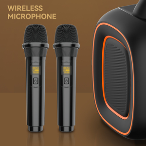 SING-E Zqs-L19 Xách Tay Màu Xanh Răng Loa Công Suất Cao Không Dây LED Loa Thể Thao Cho Đảng Nhà Sử Dụng Với Microphone Cho Karaoke - Product Image 4