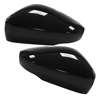 6R0857537C9B9 6R0857538C9B9 Cubiertas de Espejos Retrovisores Laterales Negros Brillantes para VW Polo 6R 09-18 hasta 2016+