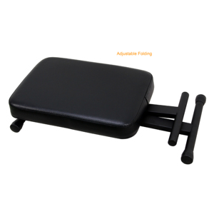 K-705-1B 3-Level Height Adjustment Adjustable <b>Metal</b> Folding Piano Keyboard <b>Bench</b> - Product Image 3