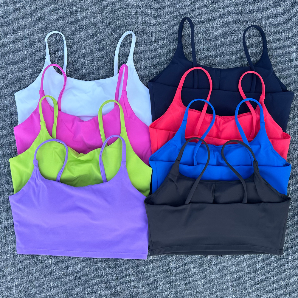 Women's Tight Yoga Suspender Bra Fitness Vest Sexy Back Sports Underwear Sports Bra