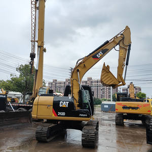 Excavatrice sur chenilles Caterpillar 12 tonnes d'occasion, modèle 312D 2012-2018, haute efficacité, moteur PLC, boîte de vitesses, pompe, prix d'usine - Product Image 6