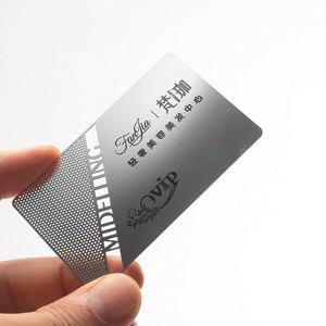 Best Quality China Manufacturer <b>Black</b> and Gold Stainless Steel Business Style <b>Metal</b> Cards - Product Image 1