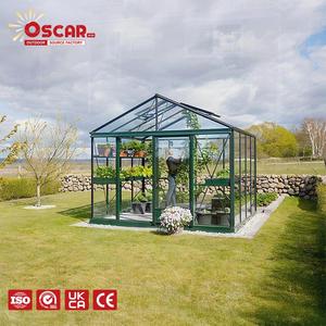 Invernadero Triangular para Jardín de Invierno, Terraza, Patio Trasero, Sala de Estar de Vidrio para Climas Fríos, Relajación al Aire Libre, <span class=keywords><strong>Cultivo</strong></span> de Plantas - Product Image 1