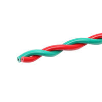 Câble en cuivre sans oxygène torsadé en PVC flexible ZC-RVS 2*1mm2 Longueur personnalisée Multicolore Toronné pour le câblage domestique